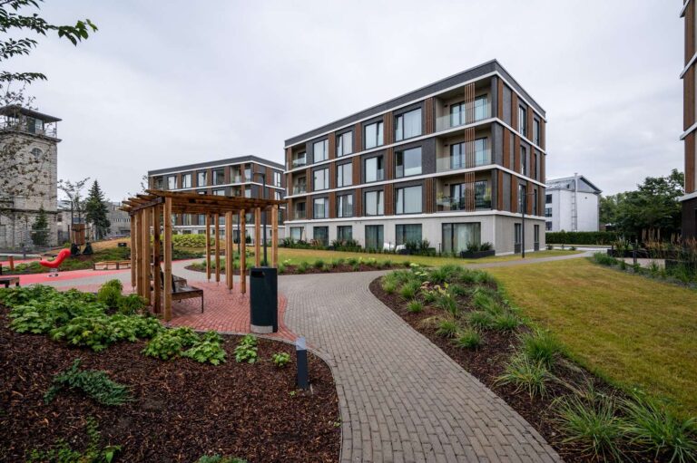 Pille tn 4 kortermajade hooviala Tallinnas