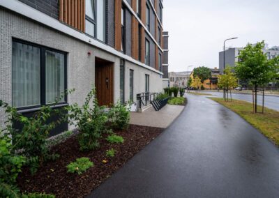 Pille tn 4 kortermajade hooviala Tallinnas